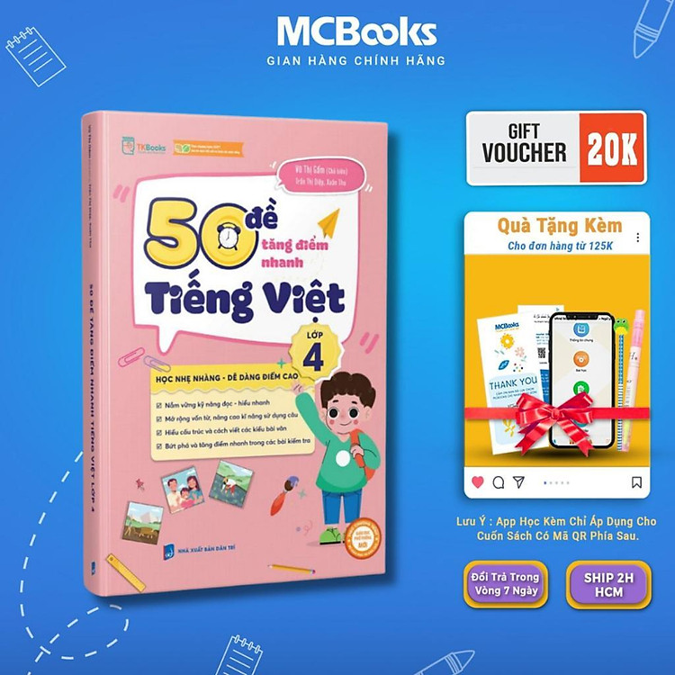 50 Đề Tăng Nhanh Điểm Tiếng Việt Lớp 4