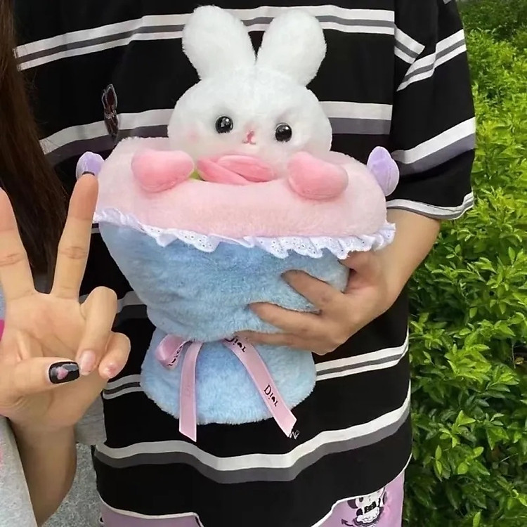 Thú nhồi bông thỏ váy cưới 2 trong 1 Chính hãng Giá rẻ - Hình ảnh 5