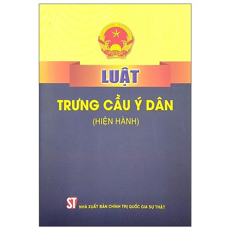 Luật Trưng Cầu Ý Dân (Hiện Hành)