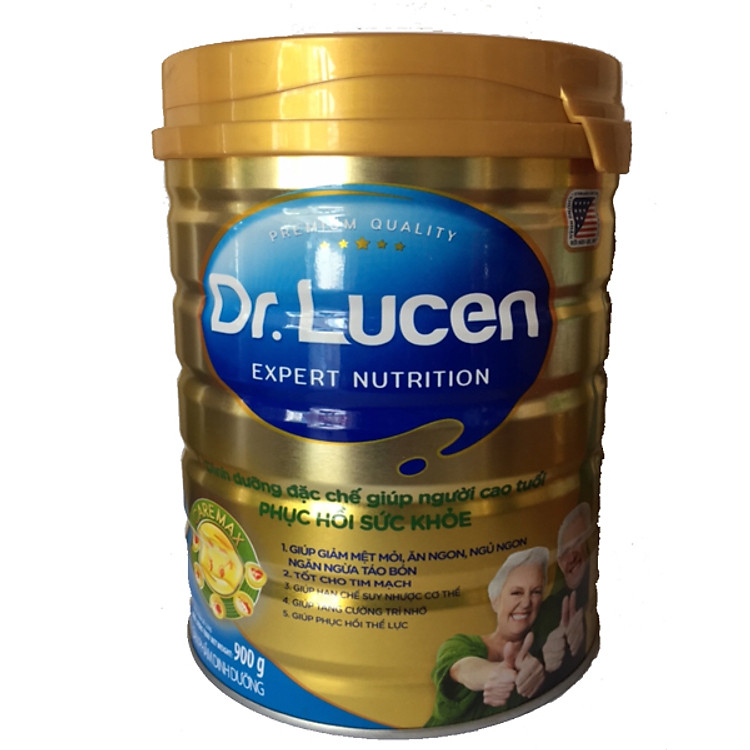 Dinh dưỡng giúp người cao tuổi phục hồi sức khỏe: Nutifood DR. LUCEN CAREMAX 900 gr