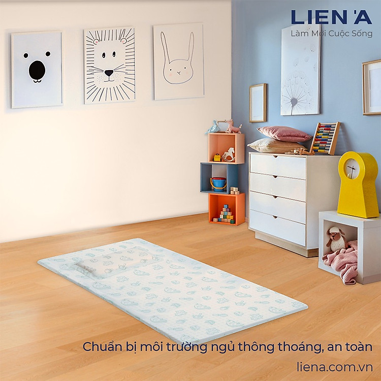 Áo Nệm Em Bé Liên Á Bambino 60x100 Chính hãng Giá rẻ - Hình ảnh 2