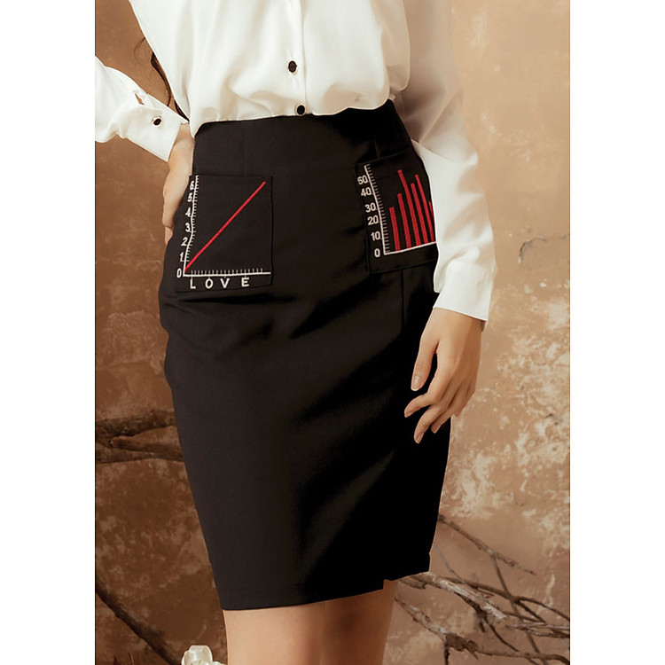 Chân Váy Thêu 2 Túi Gumac CV12967