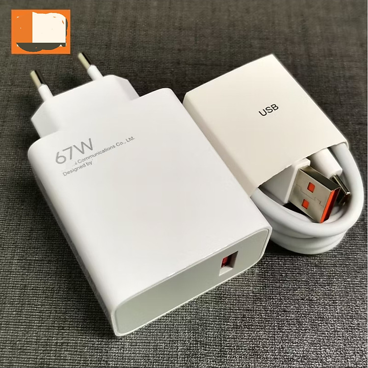 Sạc nhanh 67W Xi..ao..m.i Chân tròn chuẩn Mi Turbo Charge - dành cho sạc Xi..ao..m.i - Bảo hành 12 Tháng