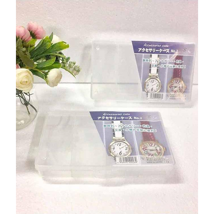 Hộp đựng trang sức, đồng hồ cao cấp sang trọng 4 ngăn - Hàng Nội Địa Nhật