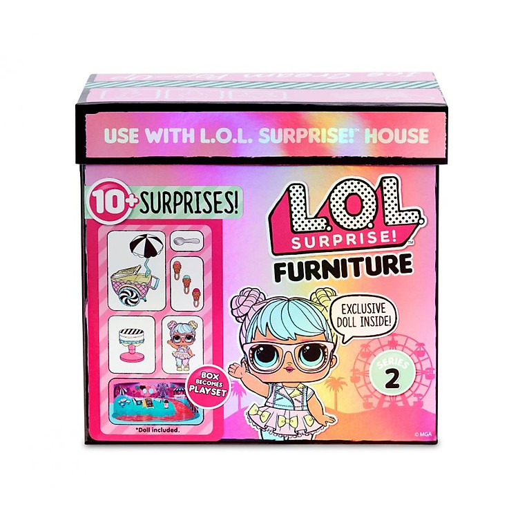 Đồ chơi Búp bê LOL SURPRISE Hộp phụ kiện bất ngờ LOL- Xe kem BB 564911E7C/561736XX1E7C