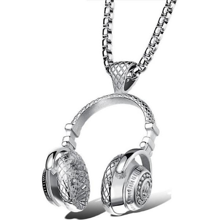 Dây chuyền vòng cổ nam hình headphone ngỗ nghĩnh