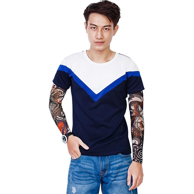 Găng Tay Hình Xăm Tattoo 3d (2 Găng Tay, Mẫu Ngẫu Nhiên)