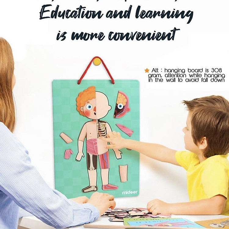 Đồ Chơi Xếp Hình Nam Châm Cơ Thể Mideer Chính hãng Giá rẻ - Hình ảnh 2