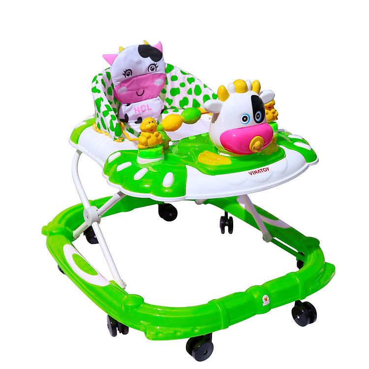 Xe Tập Đi Nhựa Chợ Lớn L4 Chú Bò Con (Có Nhạc) - Dành Cho Bé Từ 6 - 12 Tháng - M1772B-XTĐ - Giao màu ngẫu nhiên