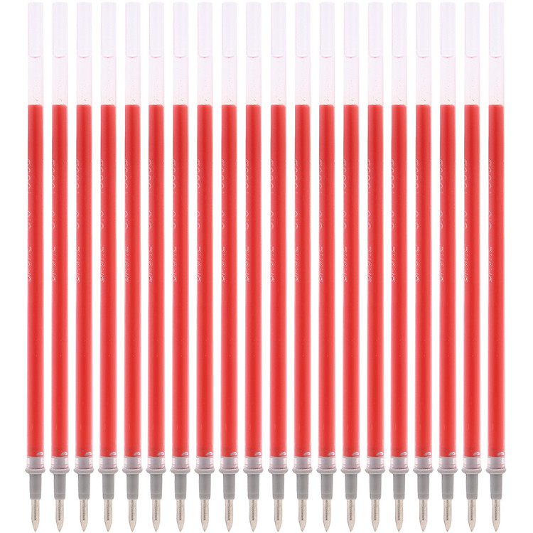 Hộp Ruột Viết Nước Baoke 106F (20 chiếc, ngòi bi 0,5mm, màu đỏ) - Ảnh 4
