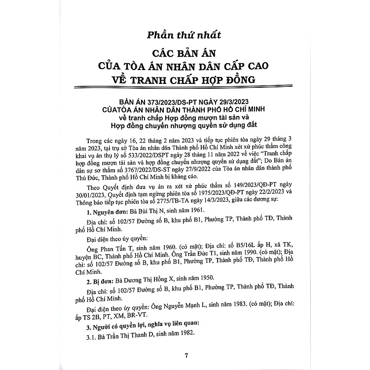 Tuyển Tập Các Bản Án Của Tòa Án Nhân Dân Cấp Cao Về Dân Sự Và Tố Tụng Dân Sự - Ảnh 6