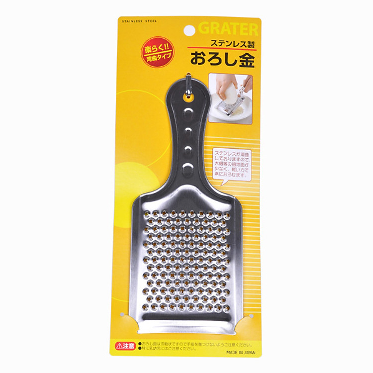 Bàn nạo inox mài nhỏ thực phẩm có tay cầm nội địa Nhật Bản