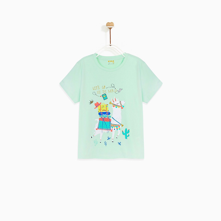 Áo bé gái-Happy Llama M.D.K CGSUM19T02