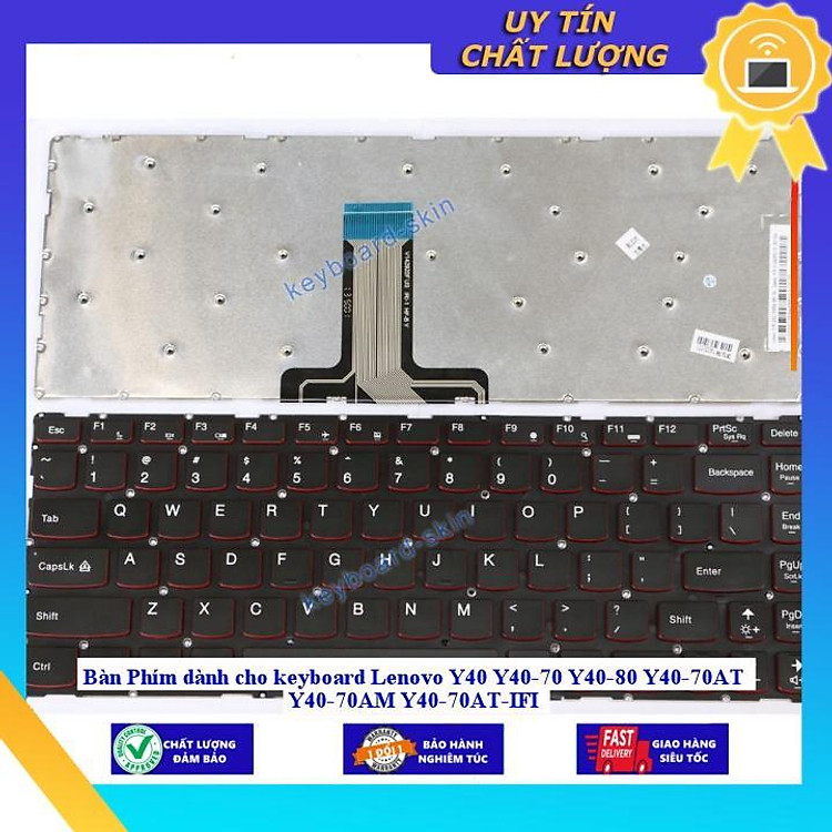 Bàn Phím dùng cho keyboard Lenovo Y40 Y40-70 Y40-80 Y40-70AT Y40-70AM Y40-70AT-IFI - Hàng Nhập Khẩu New Seal
