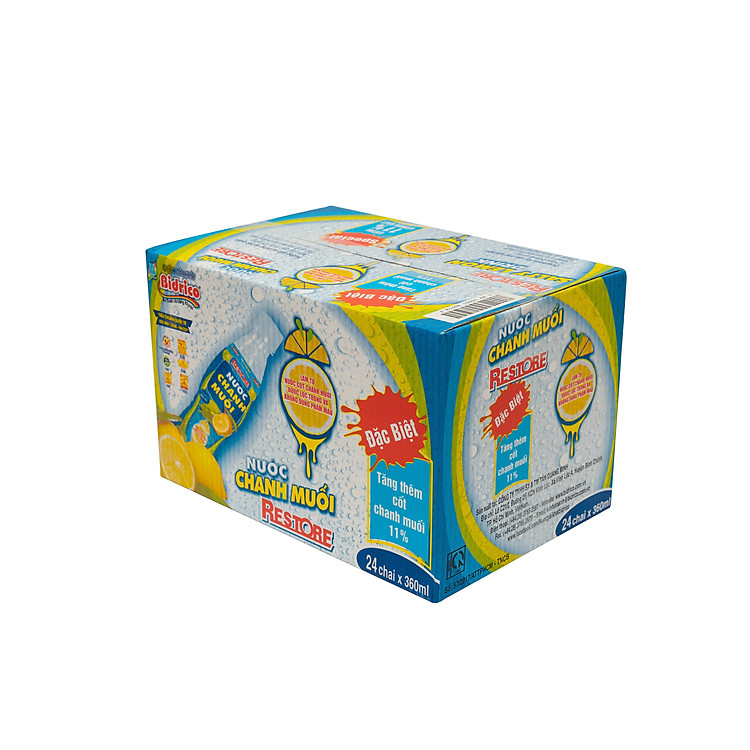 Nước Chanh Muối Restore ( Thùng 24 chai 495ml ) - Sản phẩm của Bidrico