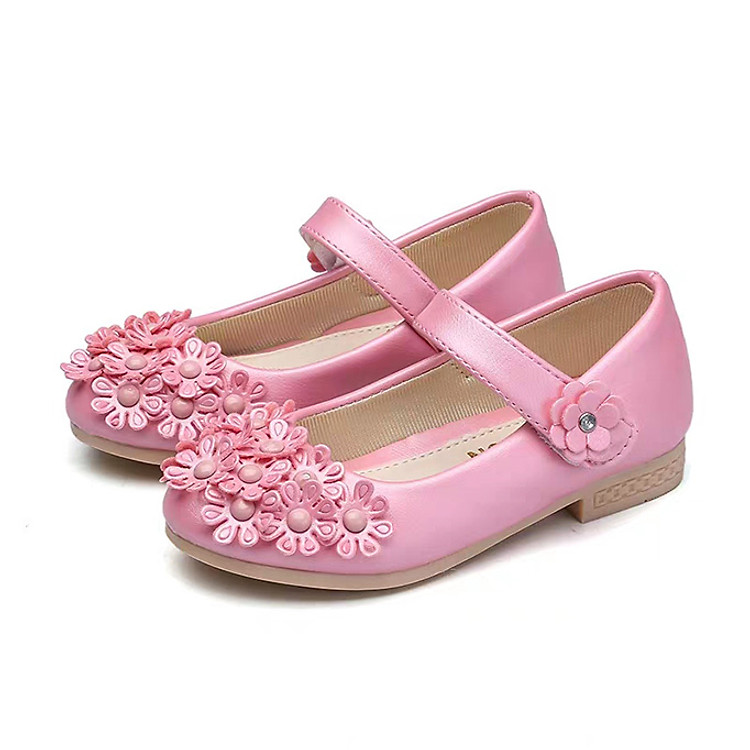 Giày búp bê cho bé gái 4-10 tuổi đính hoa điệu đà – G35
