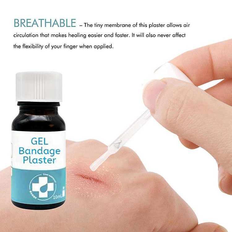 10ml First Aid Liquid Bandage Breathable for Small Cut Wounds Transparent Gel Disinfecting Adhesive Quick-Drying