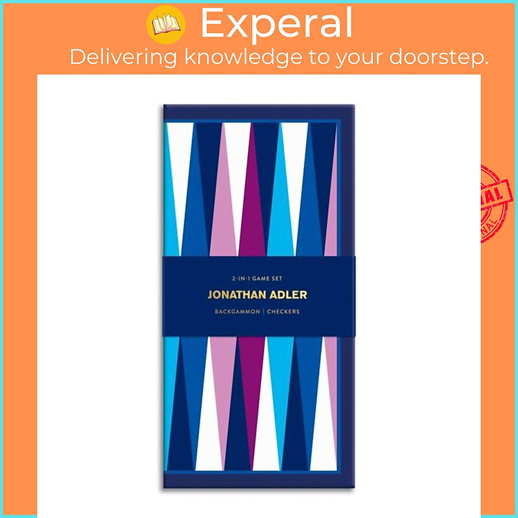 Sách - Jonathan Adler 2-in-1 Travel Game Set by Galison (UK edition, paperback)