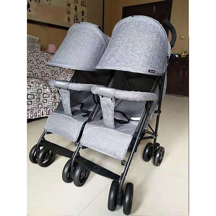 Xe đẩy đôi cao cấp gấp gọn 3 tư thế 205T