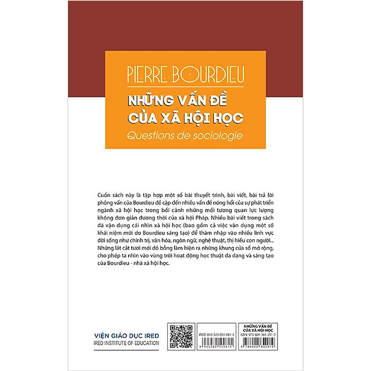 Những Vấn Đề Của Xã Hội Học - Questions De Sociologie - Ảnh 2