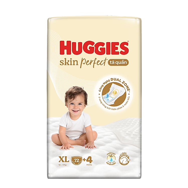 Tã quần Huggies Skin Perfect XL72 Ưu đãi - Hình ảnh 2