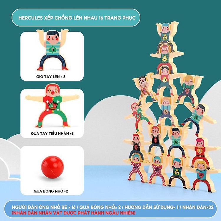 Đồ chơi Hercules xếp hình thông minh cho bé Chính hãng Giá tốt - Hình ảnh 3