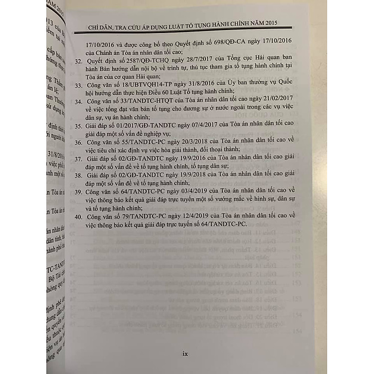 Chỉ dẫn tra cứu áp dụng Luật tố tụng hành chính năm 2015 - Ảnh 6