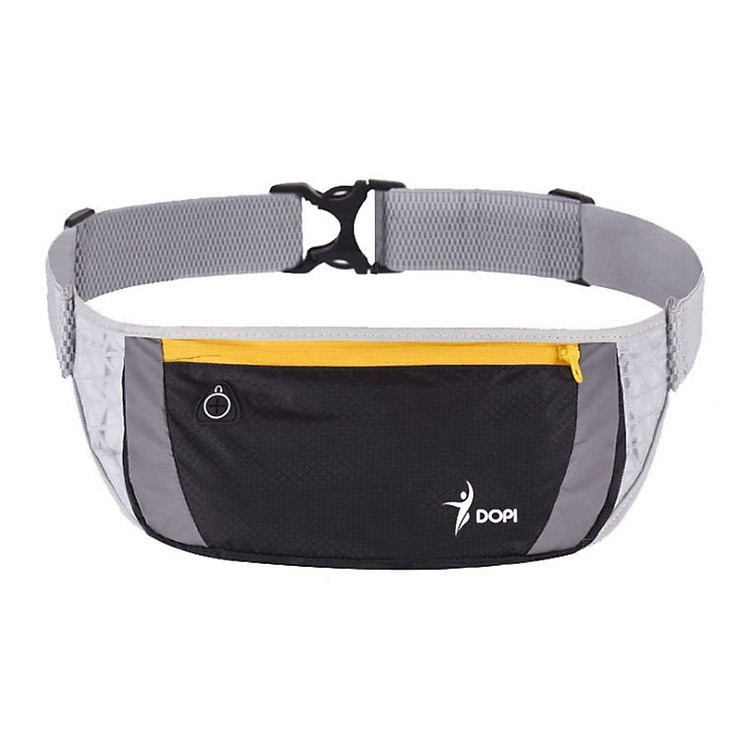 TÚI ĐEO HÔNG ĐEO BỤNG CHẠY BỘ CHỐNG NƯỚC, DÂY ĐEO THOÁNG KHÍ DOPI DP2202 - Hàng chính hãng, có ngăn đựng điện thoại