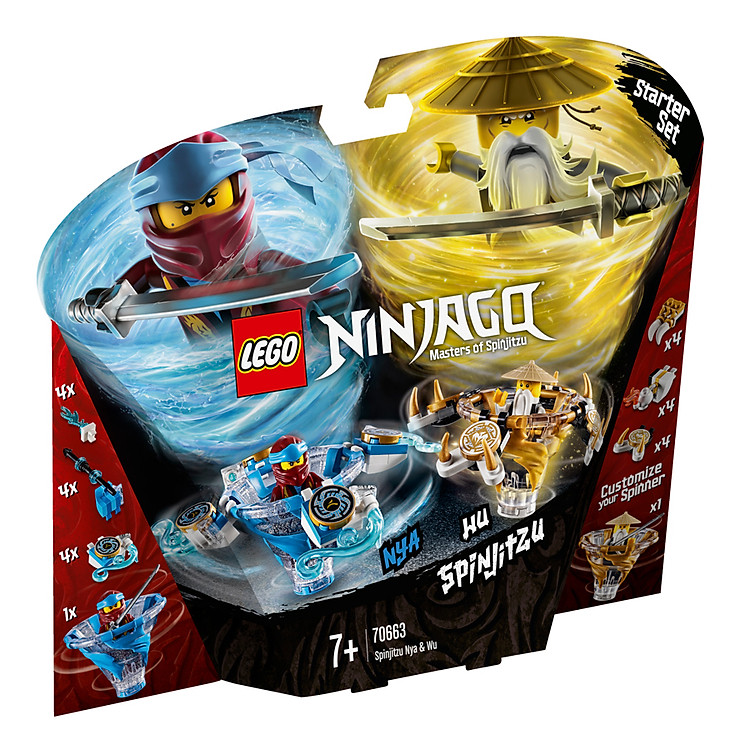 Con Quay Lốc Xoáy Nước Và Lốc Xoáy Tối Thượng LEGO 70663