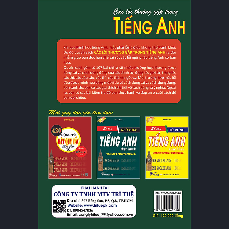 CÁC LỖI THƯỜNG GẶP TRONG TIẾNG ANH - Ảnh 2