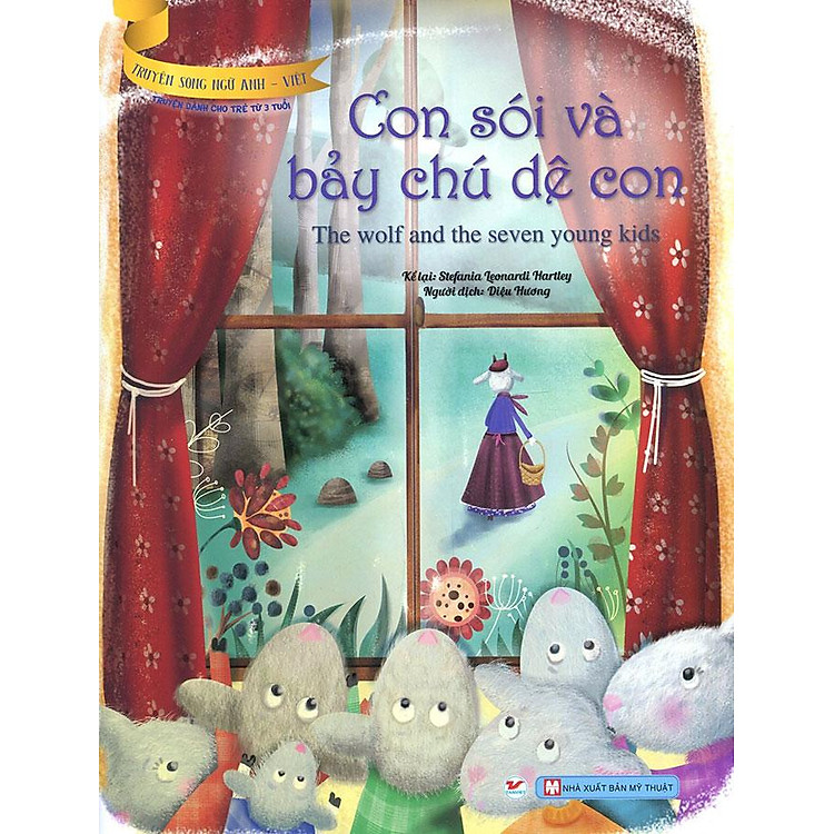 Truyện Song Ngữ Anh-Việt – Con Sói Và Bảy Chú Dê Con
