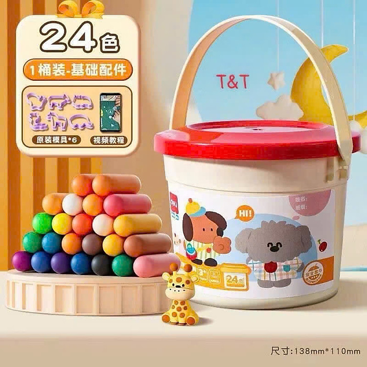 Đất Nặn Hữu Cơ 24 Màu (kèm 6 khuôn) - Ảnh 4