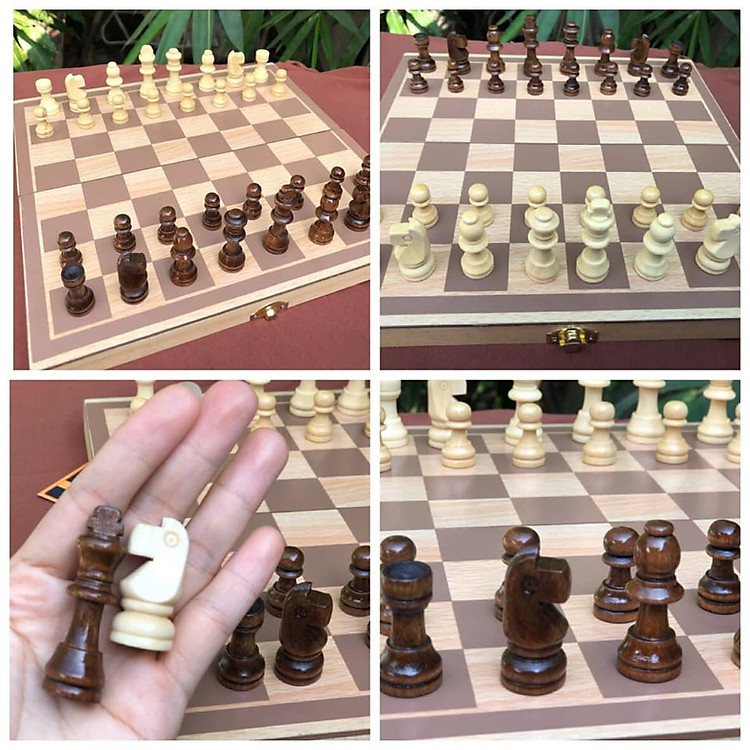 Bộ cờ vua gỗ cao cấp BK TOTECH Chính hãng Ưu đãi - Hình ảnh 2