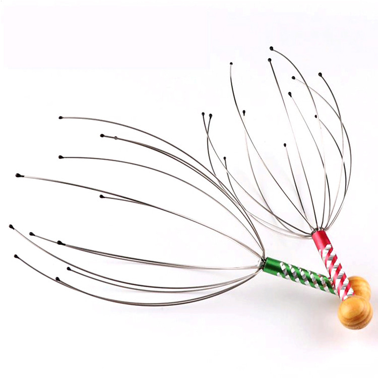 Combo 2 Cây Massage Đầu Thư Giản Xả Stress - Màu Ngẫu Nhiên