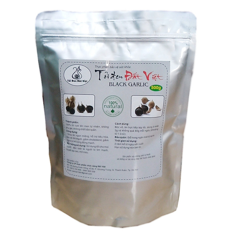 Tỏi đen cô đơn Đất Việt túi 500gr