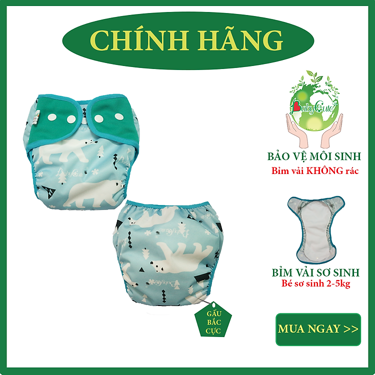 Chọn mua tại Shopee: Combo 3 bộ tã vải Sơ sinh BabyCute mua giá tốt nhất tại Shop Mall