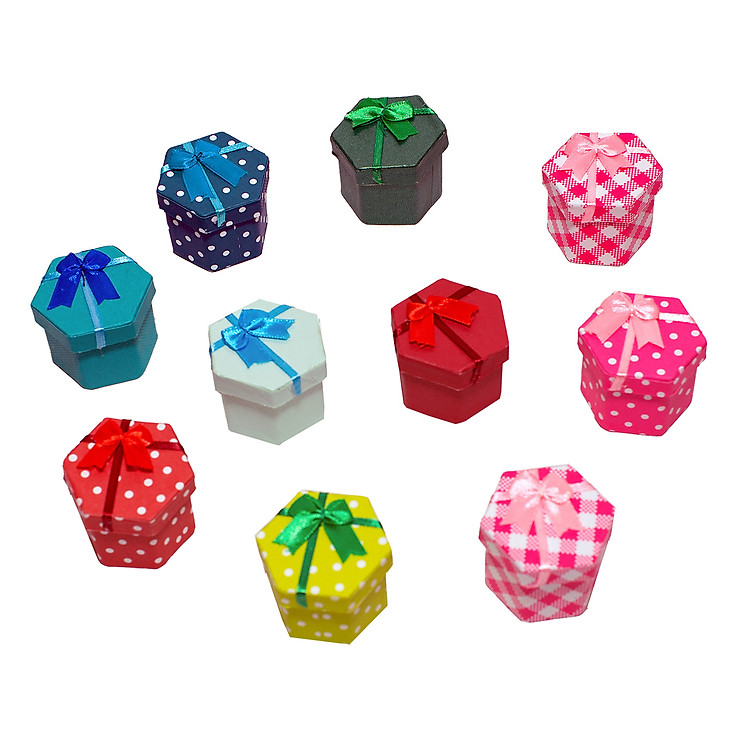 Hộp Quà Lục Giác Nhí L008 (4.5 x 3 cm) - Ảnh 2