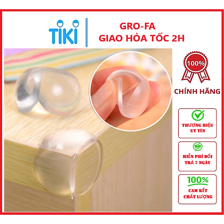 Mua Combo 12 Bọc Góc Bàn Ghế Silicon Bảo Vệ Bé Chính hãng Giá tốt