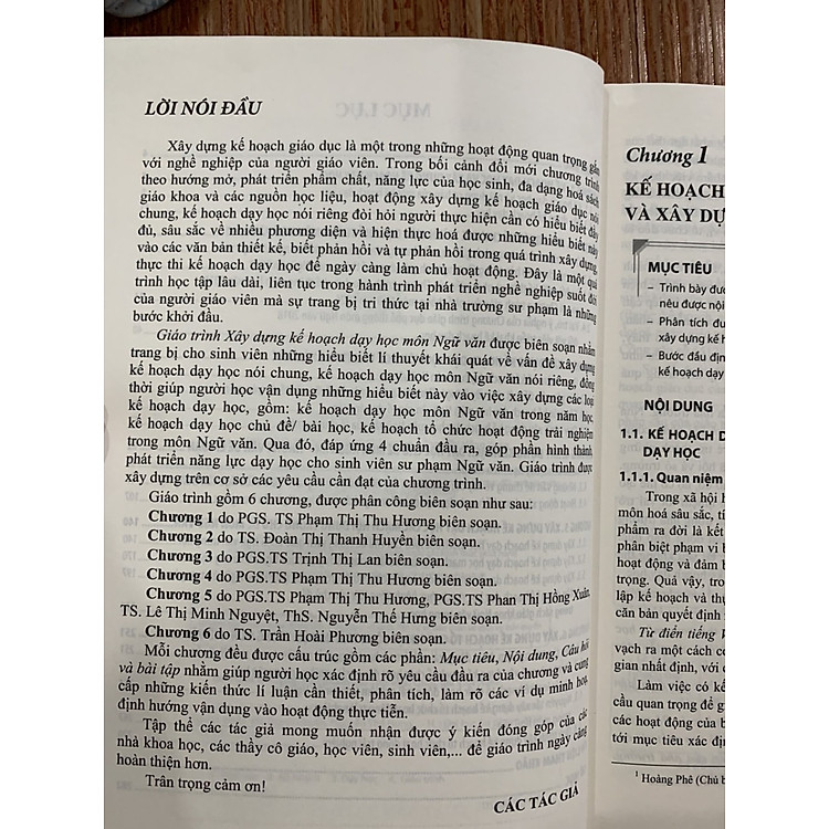 Giáo trình xây dựng kế hoạch dạy học môn ngữ văn (Tái bản 2023) - Ảnh 3