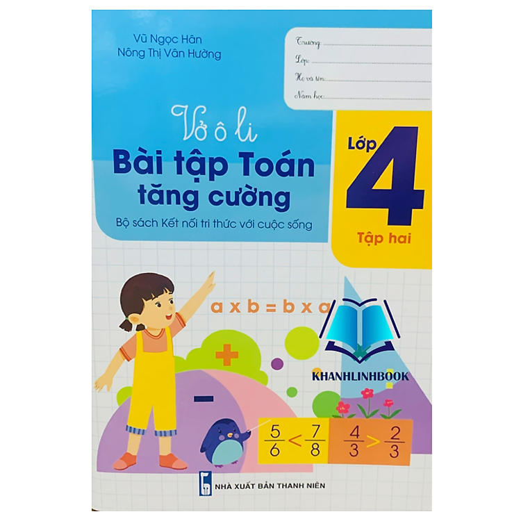 Vở Ô li Bài Tập Toán Tăng Cường lớp 4 – Tập 2 (Kết Nối)