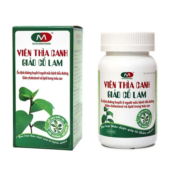 TPCN Viên thìa canh Giảo Cổ Lam - Đại Đức Mạnh - Combo 4 hộp x 60 viên