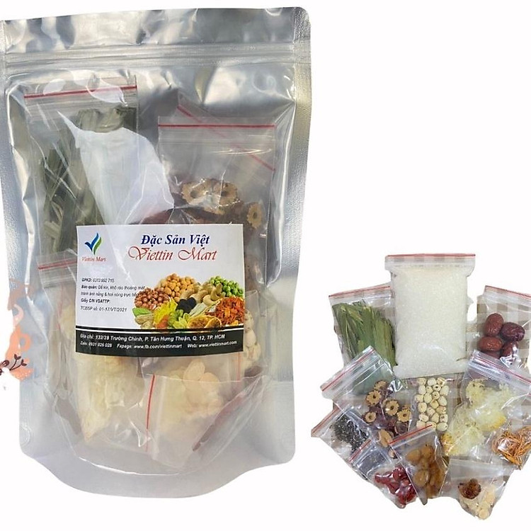 Set Nguyên Liệu Nấu Chè Dưỡng Nhan Viettin Mart 400g