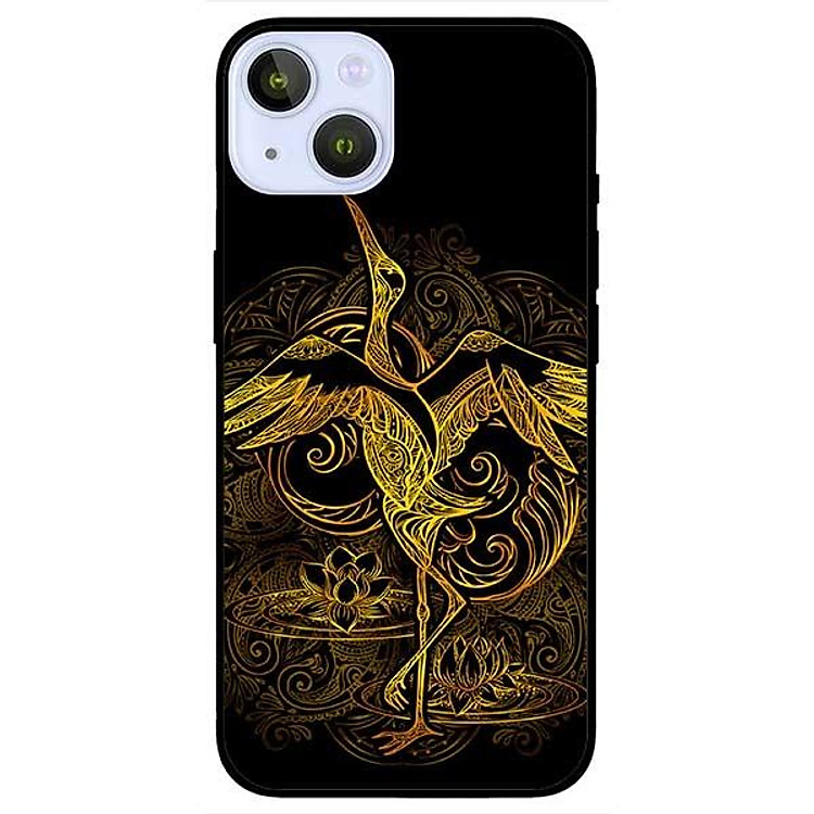 Ốp lưng dành cho Iphone 13 Mini - Iphone 13 - Iphone 13 Pro - Iphone 13 Pro Max - Hạc Vàng