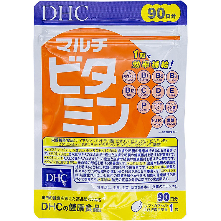 Viên Uống Vitamin Tổng Hợp DHC Multi Vitamin 90 Ngày Bao Bì Mới