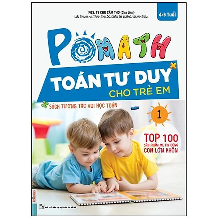 POMath – Toán Tư Duy Cho Trẻ Em 4-6 Tuổi (Tập 1)