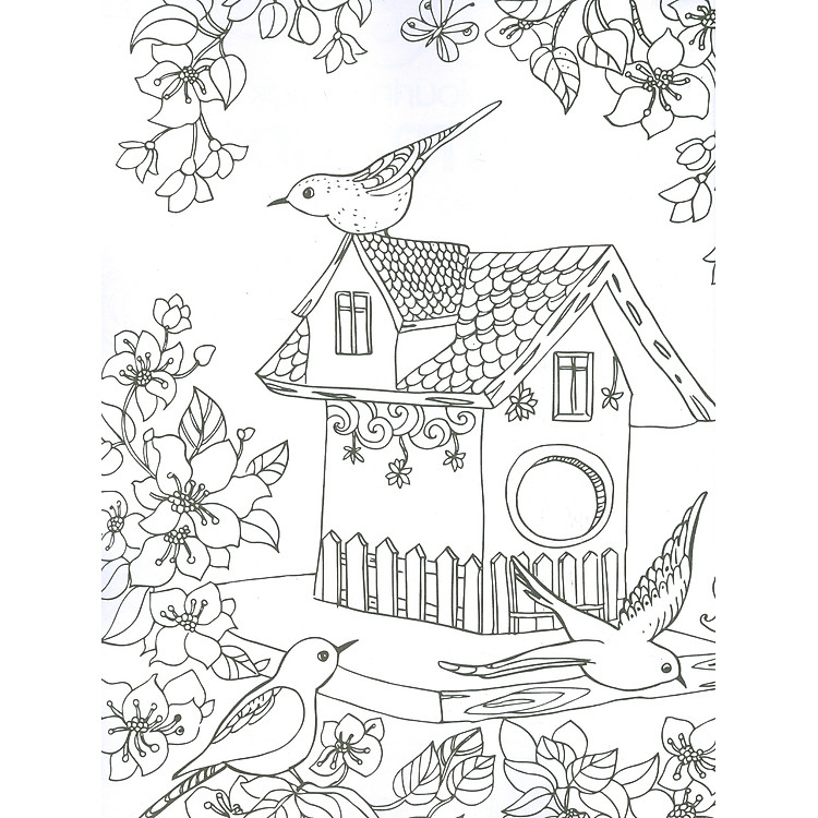 Countryside - Adults Colouring Book - Ảnh 3