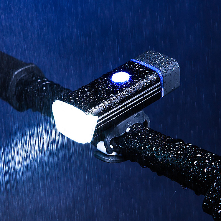 Đèn led siêu sáng 3 chế độ ánh sáng cho xe đạp có móc kẹp cao su