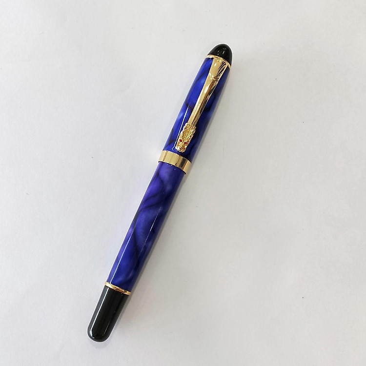 Bút Ký Tên Dạ Bi Thanh Cài Rồng Phủ Vân Đá Phong Thủy B&J BJ016 khẳng định đẳng cấp cá nhân - BJ016BL