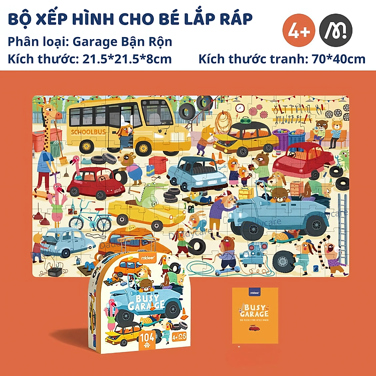 Đồ Chơi Ghép Hình Ô Tô Mideer Chính hãng Ưu đãi - Hình ảnh 3