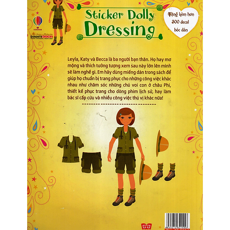 Dán Hình Sáng Tạo Trang Phục Búp Bê - Ảnh 2